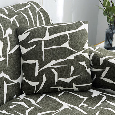 Ultra-Stretch Geometric Sofa Cover - Anti-Slip Universal Furniture Protector & Room Refresh