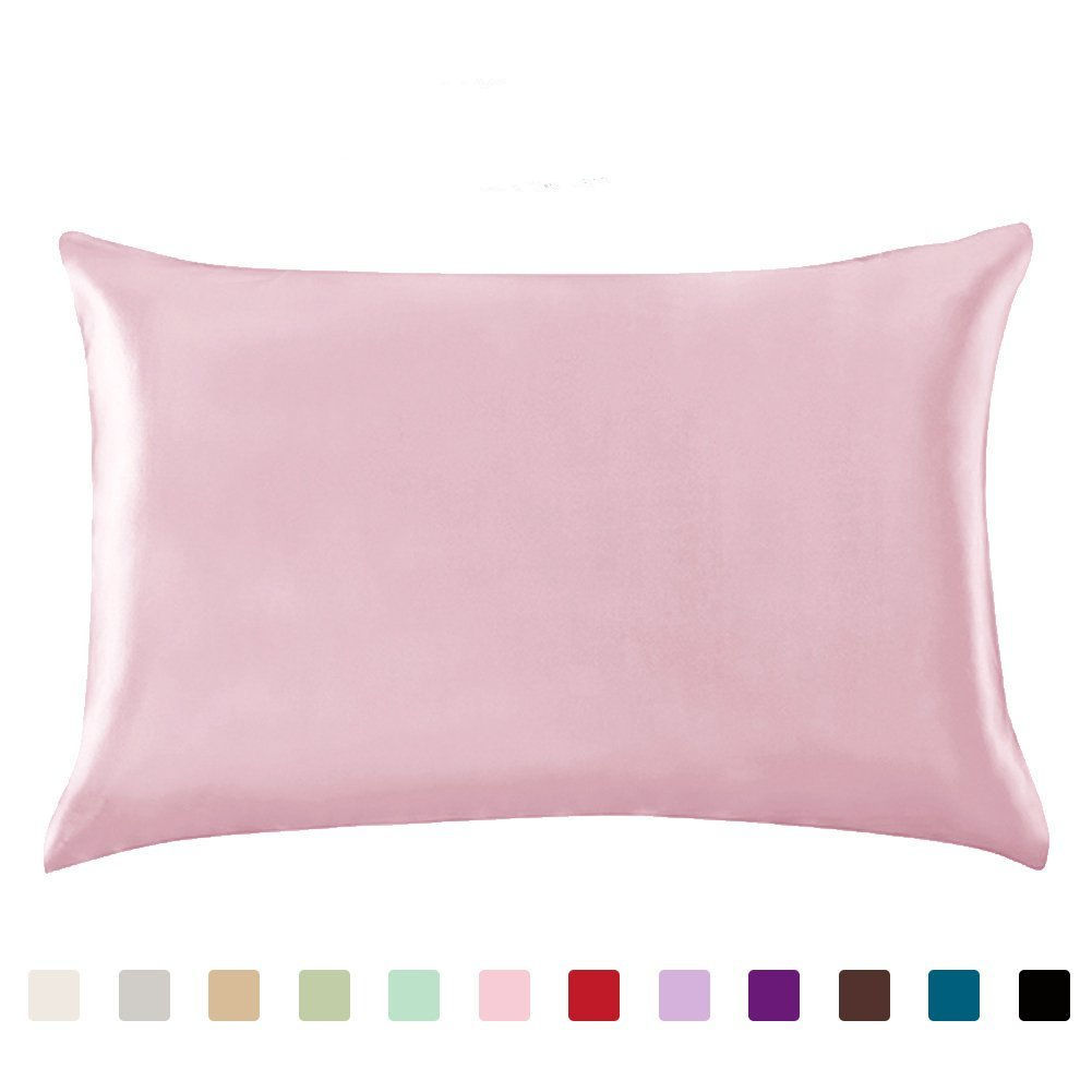 Luxury Satin Silk Pillowcase for Hair & Skin - Anti-Frizz Cooling Ice Silk Sleep Surface