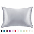 Luxury Satin Silk Pillowcase for Hair & Skin - Anti-Frizz Cooling Ice Silk Sleep Surface