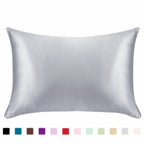 Luxury Satin Silk Pillowcase for Hair & Skin - Anti-Frizz Cooling Ice Silk Sleep Surface