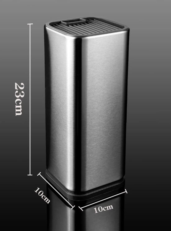 3-in-1  Knife Holder & Drying Rack - Modern Space-Saving Kitchen Storage